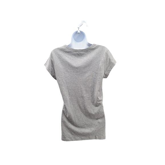 Guess Y2K women's sequin logo tee shirt longer length Size XL Bling Mcbling - Picture 2 of 7